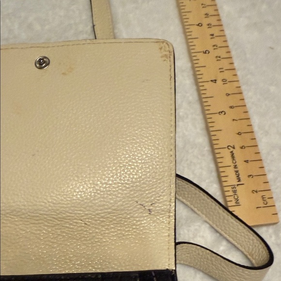 Brighton Black and Ivory  Mini floral Bag Brighton Rosie East West Organizer - Picture 4 of 6